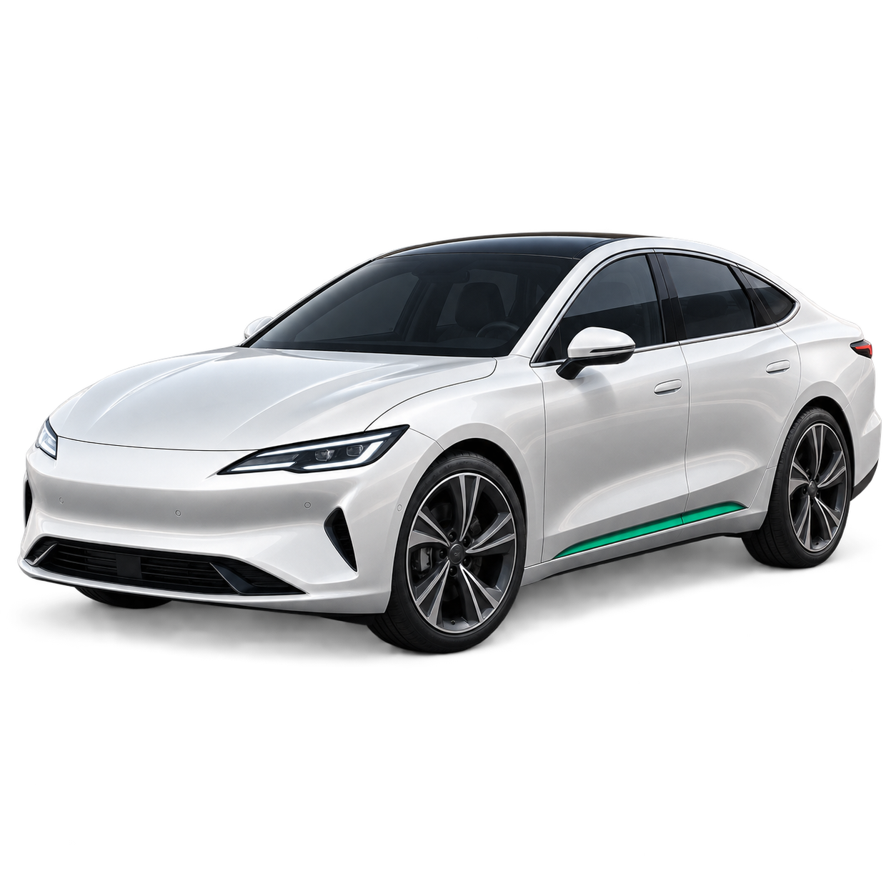 White Doorstep ride car